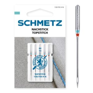 Symaskine nåle - Schmetz - Topstitch - 130 N - 80/12
