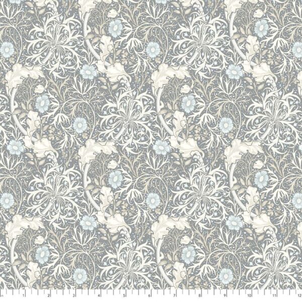 Stof - William Morris - Pure Seaweed - Slate