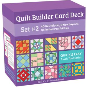 Mønster - Quilt Builder Card Deck Set #2