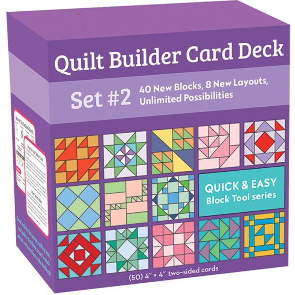 Mønster - Quilt Builder Card Deck Set #2