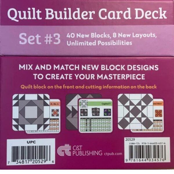 Mønster - Quilt Builder Card Deck Set #3 - Image 3