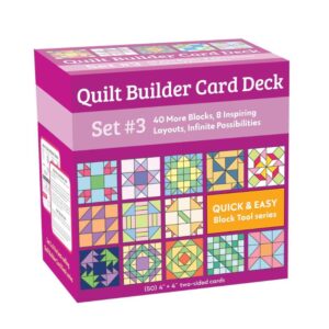 Mønster - Quilt Builder Card Deck Set #3