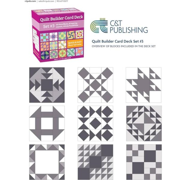 Mønster - Quilt Builder Card Deck Set #3 - Image 2